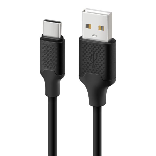  Unico Кабель USB-С - USB,  2,1А, basic, 480 Мбит/с, PVC, 1м, черный, RTL BOX