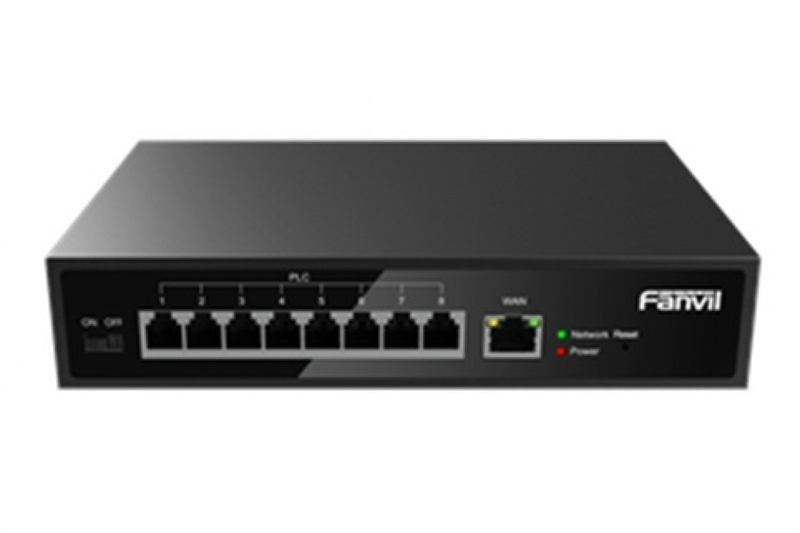 Коммутатор Fanvil 2 Wire POE Switch- 8 ports