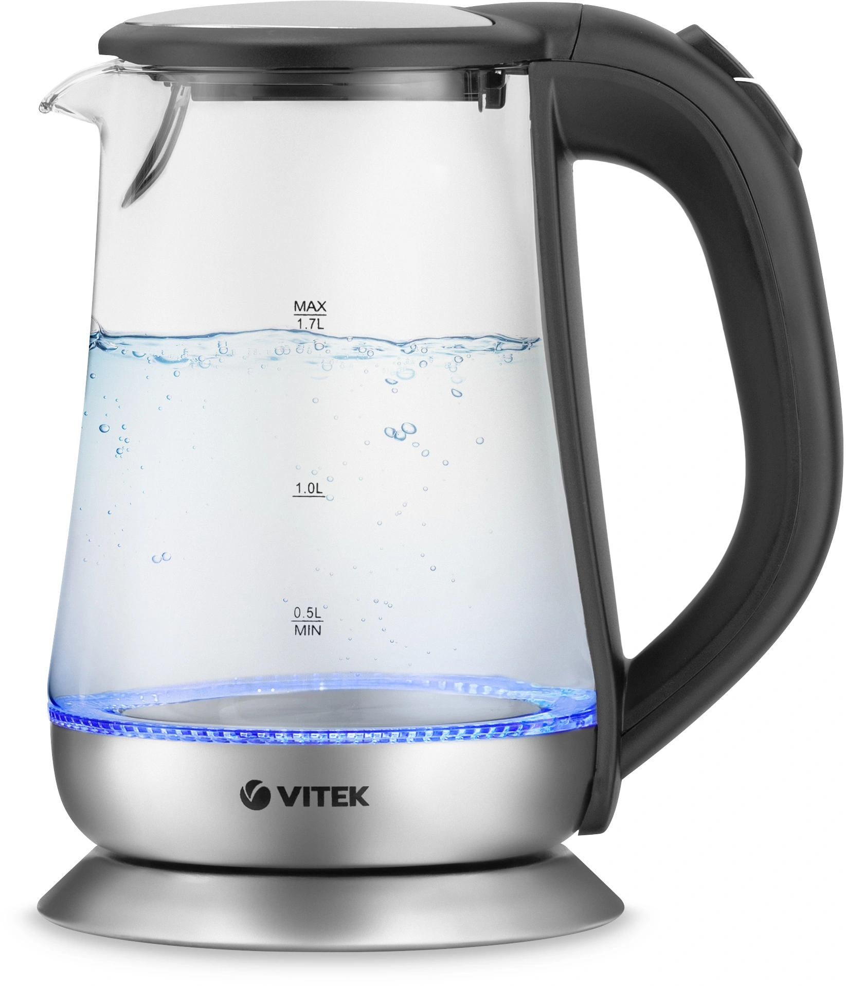 Чайник электрический Vitek VT-7036 1.7л. 2200Вт прозрачный корпус: стекло Чайник электрический Vitek VT-7036 1.7л. 2200Вт прозрачный корпус: стекло