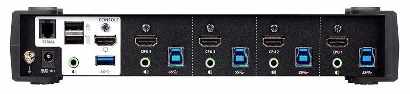 Квм перевключатель ATEN 4-Port USB 3.0 4K HDMI KVMP™ Switch