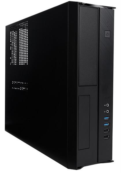 Корпус Slim Case InWin BL067 Black IP-S300FF7-0 U2*2+U3*2+Combo audio+FAN+ intrusion switch mATX (существенное повреждение коробки)