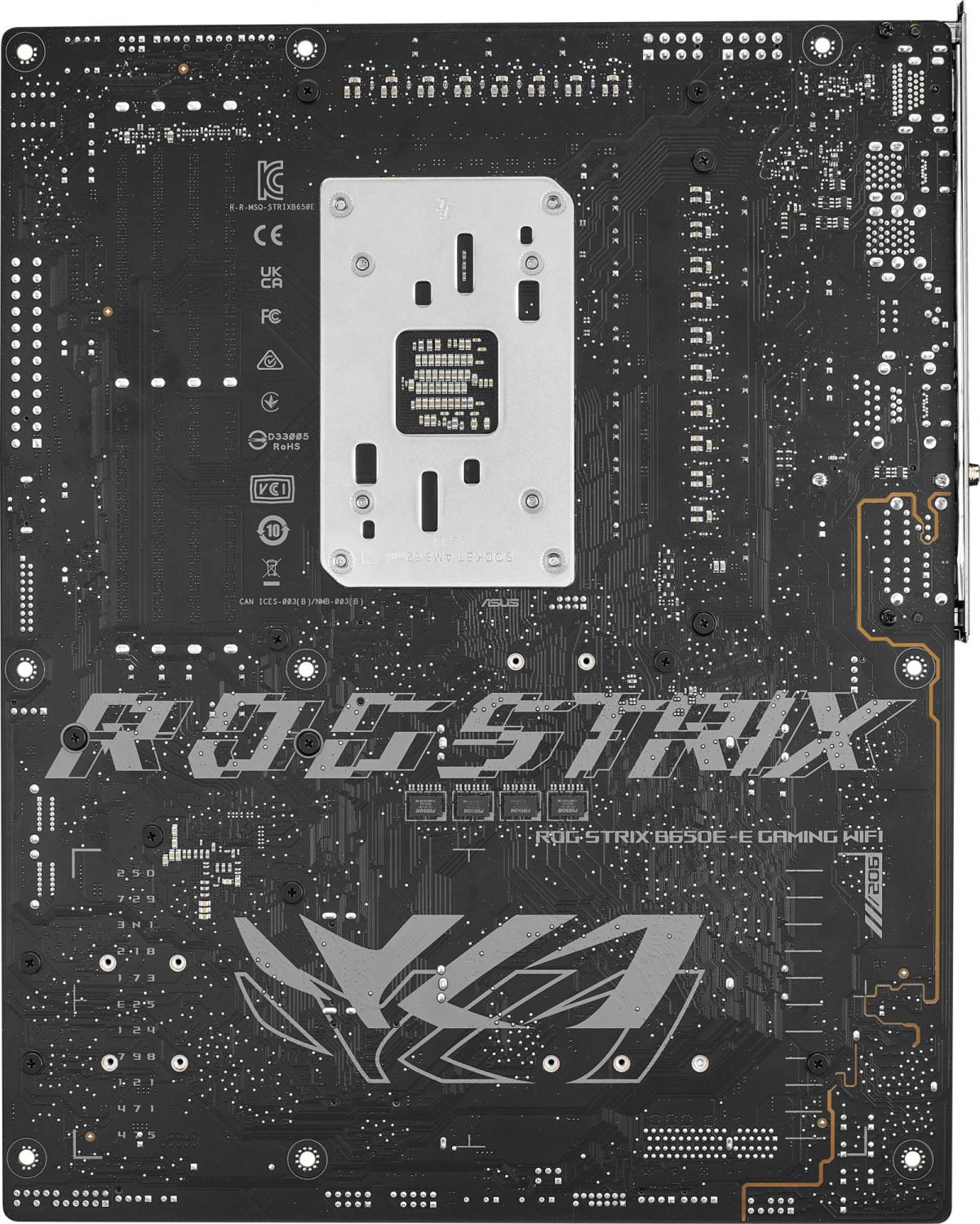 Материнская плата ASUS ROG STRIX B650E-E GAMING WIFI, Socket AM5, B650, 4*DDR5, HDMI+DP, 4xSATA3 + RAID, M2, Audio, Gb LAN, USB 3.2, USB 2.0, ATX; 90MB1BB0-M0EAY0