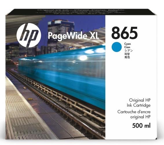 Картридж Cartridge HP 865 для PageWide XL 4200/5200, голубой, 500 мл