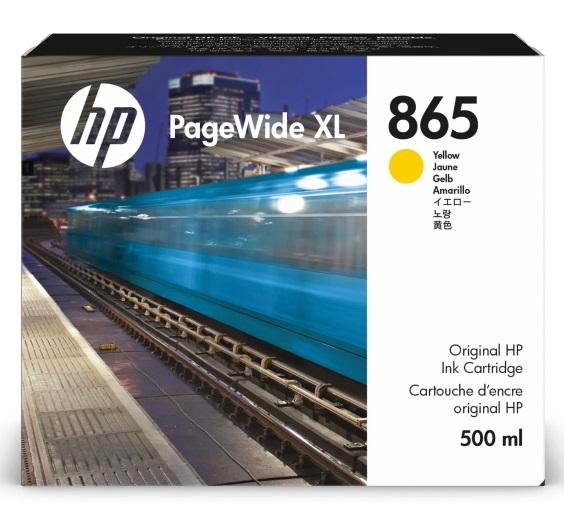 Картридж Cartridge HP 865 для PageWide XL 4200/5200, желтый, 500 мл