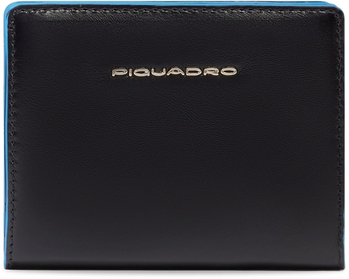 Кошелек женский Piquadro Blue Square PD6660B2R/N черный натур.кожа Кошелек женский Piquadro Blue Square PD6660B2R/N черный натур.кожа