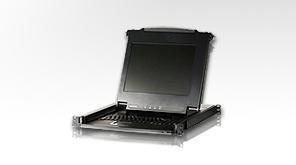 Квм консоль ATEN 17" Single Rail LCD Console (PS/2-USB, VGA)