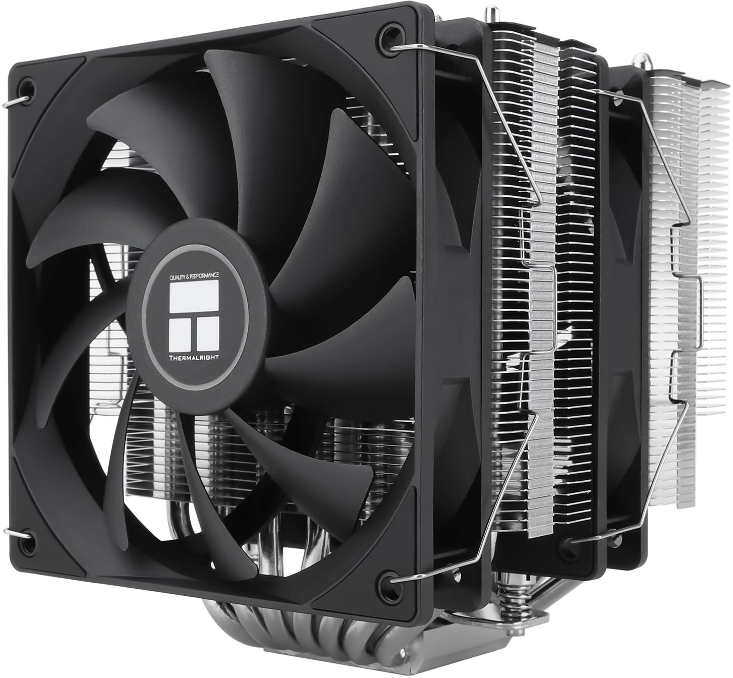 Устройство охлаждения(кулер) Thermalright Phantom Spirit 120 SE Soc-AM5/AM4/1200/1700/1851 серебристый/черный 4-pin 25.6dB Al+Cu 765gr Ret (PS120-SE)