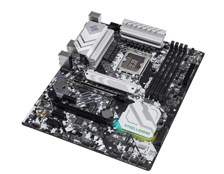 Материнская плата ASROCK H670 STEEL LEGEND, LGA1700, H670, 4*DDR4, DP+HDMI, 4xSATA3 6.0, M.2 Socket, RAID, 2xUSB 3.2,  Type-C, 4xUSB 2.0, ATX; 90-MXBHB0-A0UAYZ