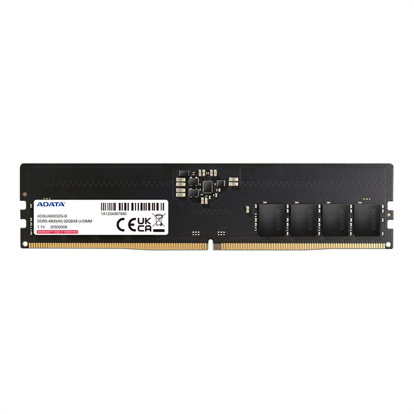 Оперативная память ADATA DDR5 DIMM 16GB 4800MHz 1*16GB, 40-40-40 SINGLE TRAY Оперативная память ADATA DDR5 DIMM 16GB 4800MHz 1*16GB, 40-40-40 SINGLE TRAY