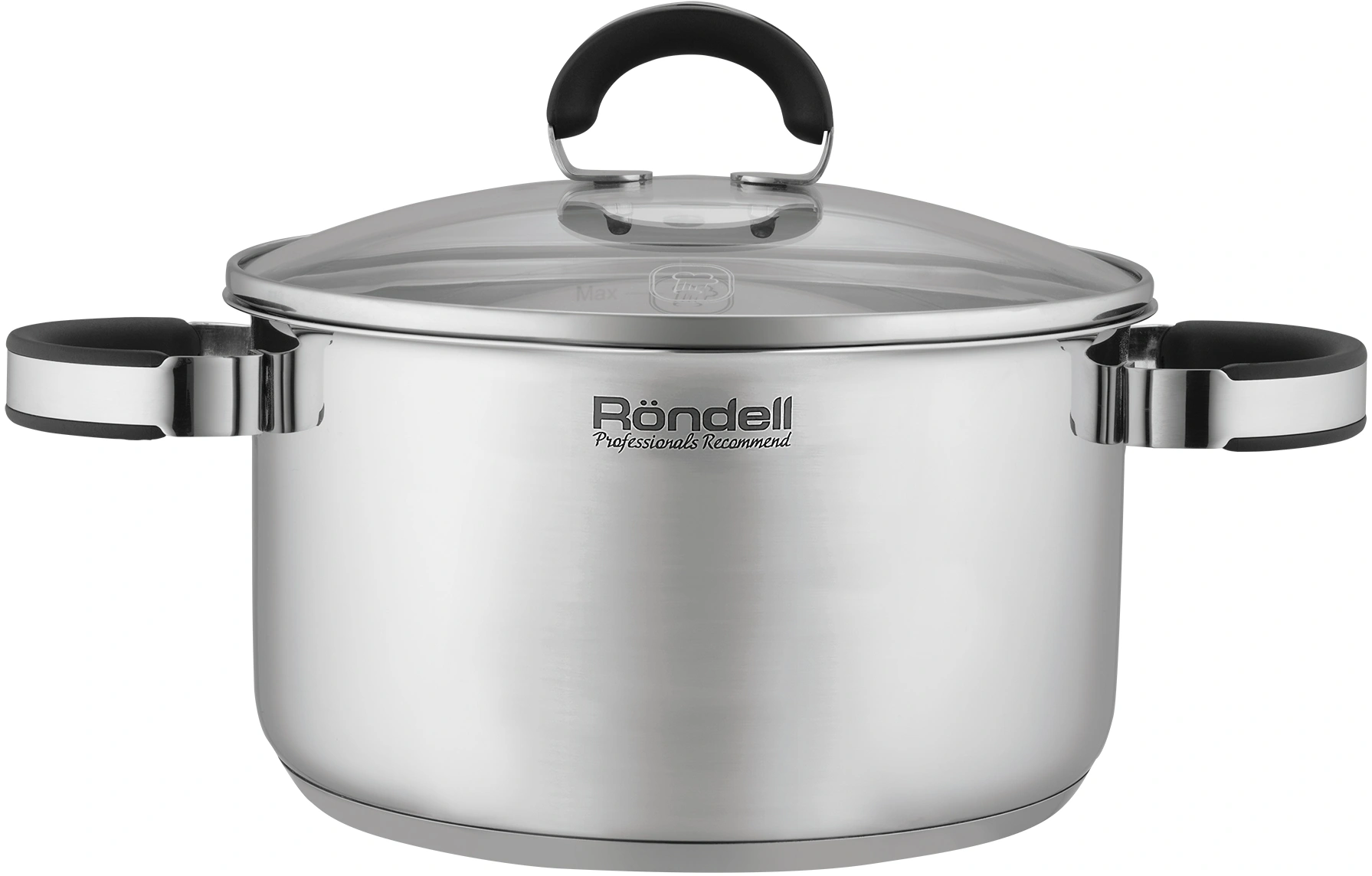 Кастрюля/ Кастрюля Rondell Brando RDS-1804 3.1л. d=20см (с крышкой) стальной