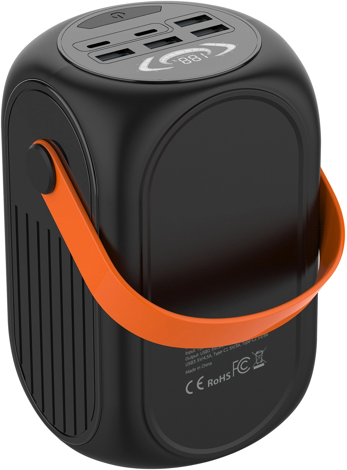 Мобильный аккумулятор Cactus CS-PBFSUD-60000 60000mAh 80W 4.5A USB-A/USB-C черный Мобильный аккумулятор Cactus CS-PBFSUD-60000 60000mAh 80W 4.5A USB-A/USB-C черный