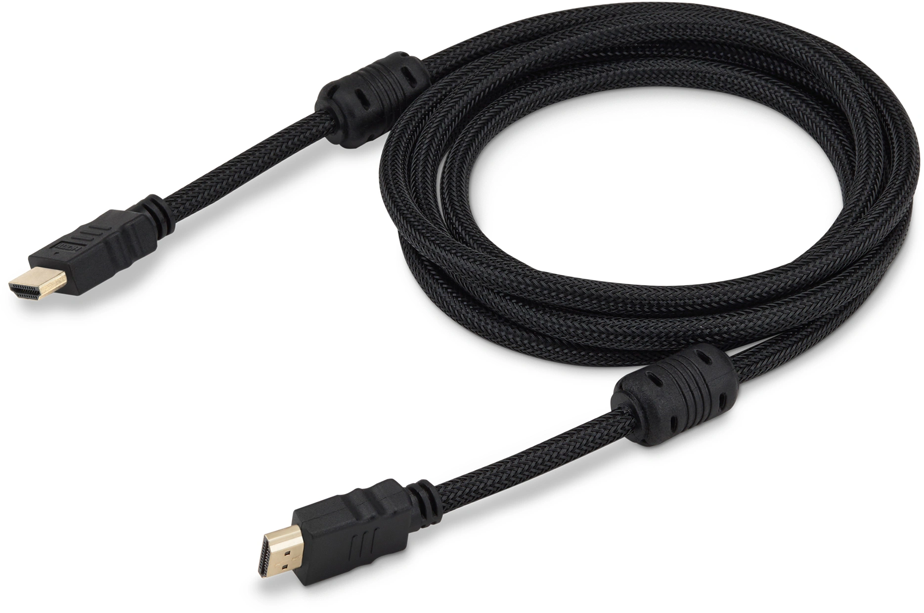 Кабель аудио-видео Buro HDMI (m)/HDMI (m) 2м. феррит.кольца позолоч.конт. черный (HDMI-V1.4-2MC) Кабель аудио-видео Buro HDMI (m)/HDMI (m) 2м. феррит.кольца позолоч.конт. черный (HDMI-V1.4-2MC)