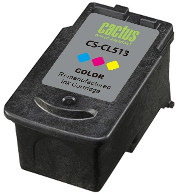 Картридж струйный Cactus CS-CL513 CL-513 многоцветный (400стр.) (15мл) для Canon Pixma MP240/MP250 с чипом