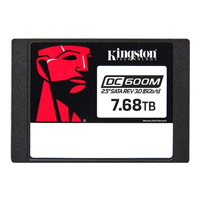 Твердотельный накопитель Kingston Enterprise SSD 7,68TB DC600M 2.5" SATA 3 R560/W530MB/s 3D TLC MTBF 2M 94 000/34 000 IOPS 14016TBW 1 Year Warrаnty