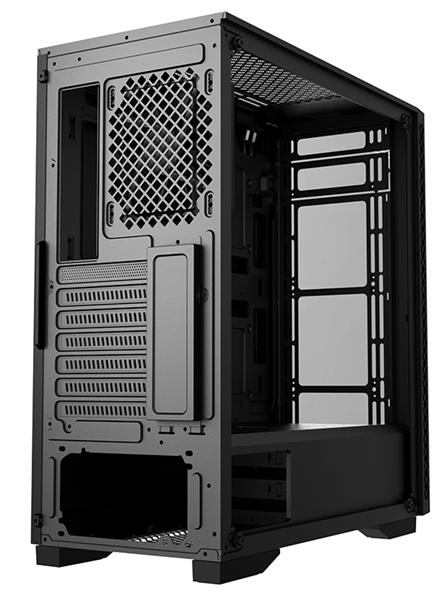 Корпус Deepcool MATREXX 50 ADD-RGB 3F без БП, боковое окно (закаленное стекло), 3xRGB LED 120мм вентилятора спереди, черный, ATX