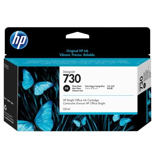 Картридж Cartridge HP 730 для DesignJet T1600/T1700/T2600, 130 мл, черный фото