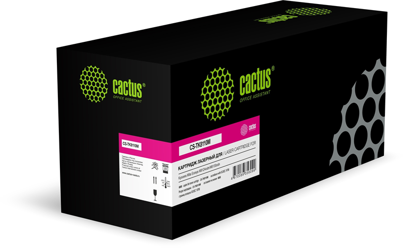 Картридж лазерный Cactus CS-TK8110M TK-8110M Asia-Pacific пурпурный (6000стр.) для Kyocera Mita Ecosys M8124cidn/M8130cidn Картридж лазерный Cactus CS-TK8110M TK-8110M Asia-Pacific пурпурный (6000стр.) для Kyocera Mita Ecosys M8124cidn/M8130cidn