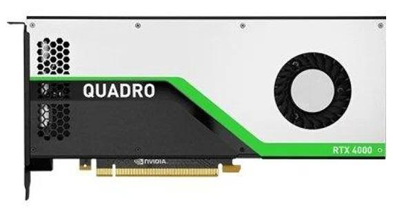 Видеокарта NVIDIA Nvidia Quadro RTX4000 8 GB GDDR6 256-bit 3xDP 1.4, 1x USB-C; RTL box (incl: vga;1xDP->VGA;1xDP->DVI; 1xUSB-C->VGA; FH profile planks, docs)