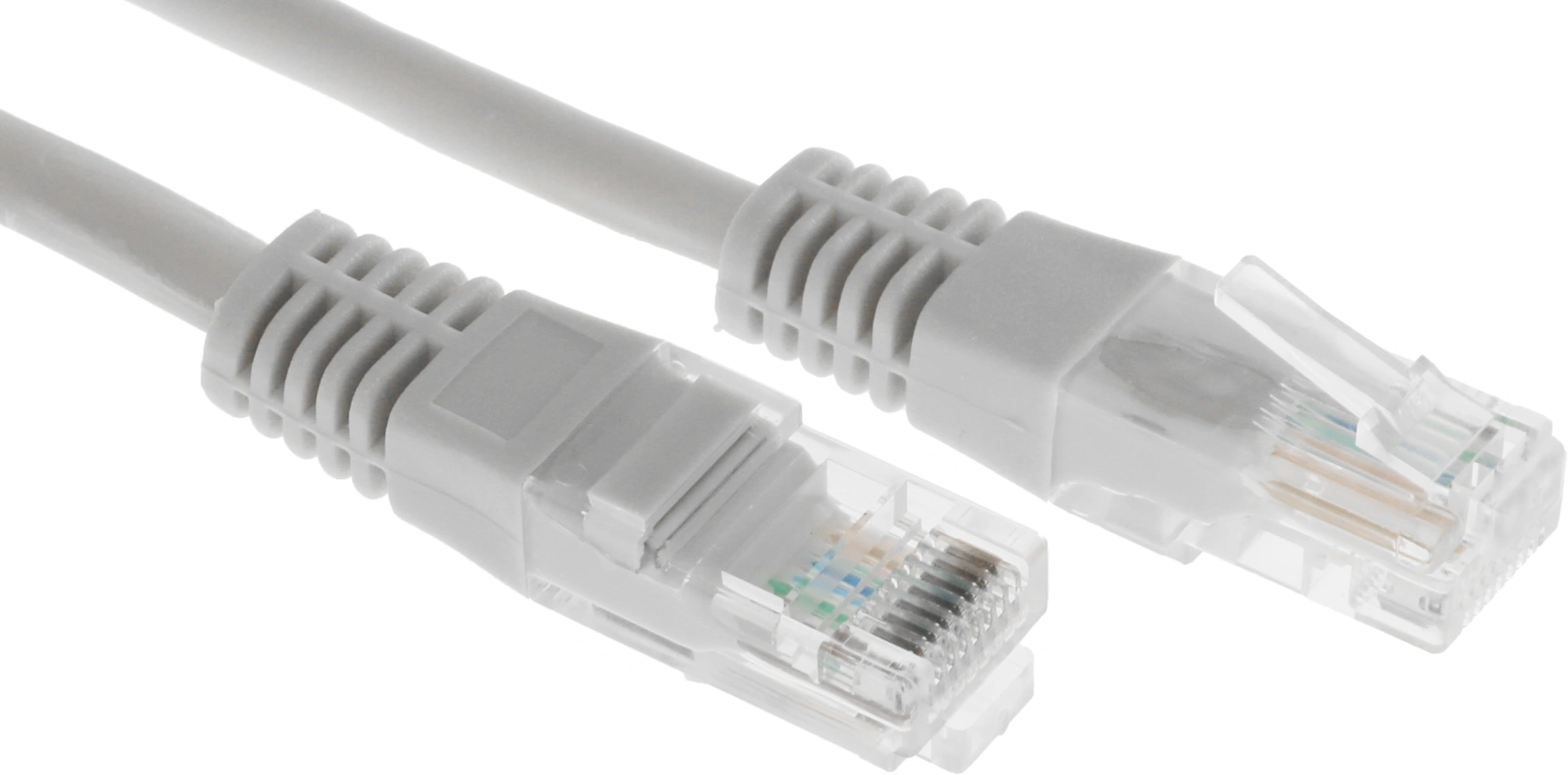 Патч-корд Rexant 18-8001 UTP RJ-45 вил.-вилка RJ-45 кат.5E 0.5м серый LSZH