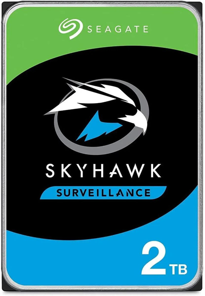 Жесткий диск Seagate Skyhawk HDD 3.5" SATA 2Tb, 5400 rpm, 256Mb buffer, CMR, ST2000VX017, 1 year Жесткий диск Seagate Skyhawk HDD 3.5" SATA 2Tb, 5400 rpm, 256Mb buffer, CMR, ST2000VX017, 1 year
