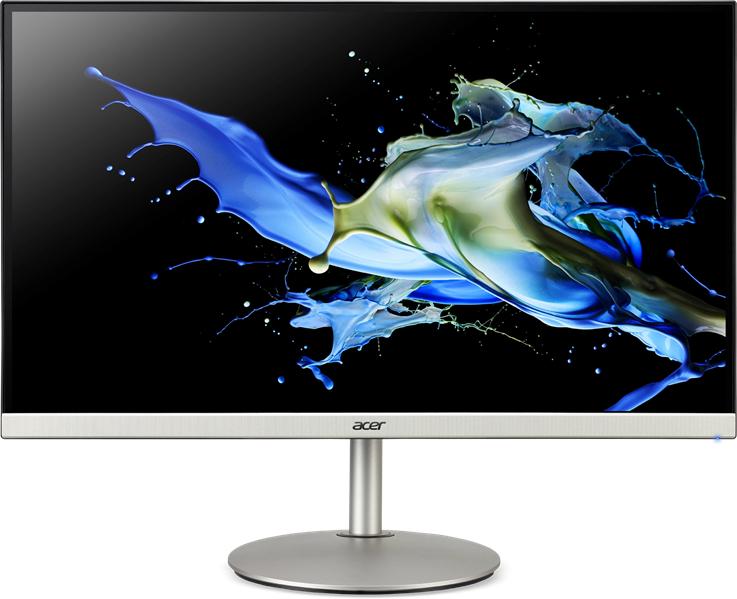 Монитор 23,8''  ACER  CB242Ysmiprx IPS, 1920x1080, 1ms, 250cd, 75Hz, 1xVGA + 1xHDMI(1.4) + 1xDP(1.2) + Audio In/Out, 2Wx2, FreeSync  h.adj 120  Silver/Black