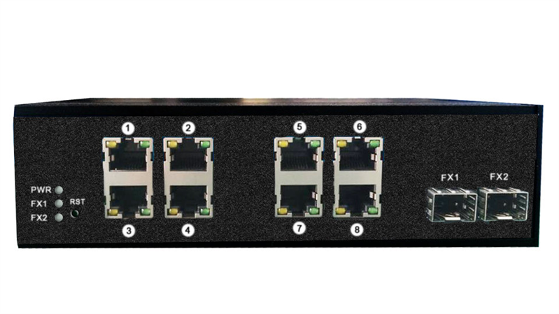 Промышленный PoE коммутатор Fast Ethernet OSNOVO SW-60802/IC Промышленный PoE коммутатор на 10 портов. Порты: 8 x FE (10/100Base-T) с PoE (до 25W) + 2 x GE SFP (1000Base-X). Вход для резервного питания. Встроенная грозозащита. Соответствует с