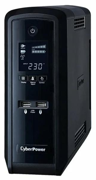 Источник бесперебойного питания Cyberpower CP1500EPFCLCD Line-Interactive 1500VA/900W USB/RS-232/RJ11/45 (6 EURO)