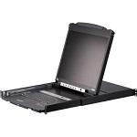 Kvm переключатель ATEN 19" 8-Port PS/2-USB VGA Dual Rail LCD KVM Switch