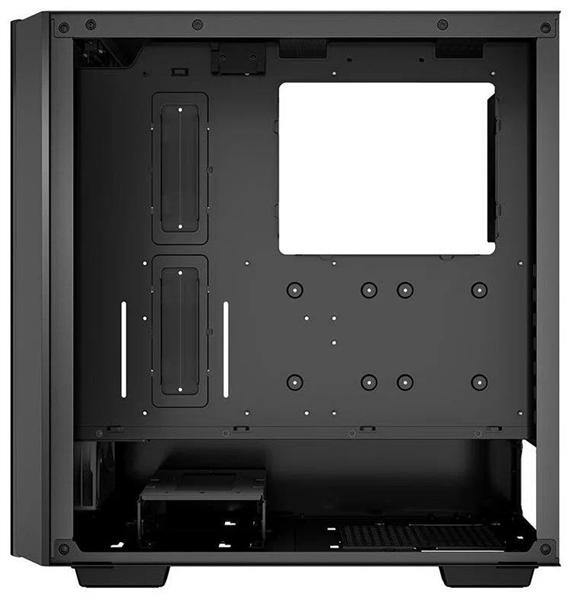 Корпус Deepcool CG540 без БП, боковое окно (закаленное стекло), 3xARGB LED 120мм вентилятора спереди и 1x140мм вентилятор сзади, черный, ATX
