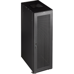 Шкаф Шкаф 19 Business, 22U 600x800, черный, передняя дв. перфорир., задняя дв. распашная перфорир.