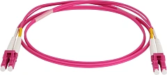 Патч-корд Lanmaster LAN-2LC-2LC/OM4/SL-15 2x50/125 OM4 LC дуплекс-LC дуплекс 15м LSZH розовый
