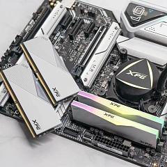Модуль памяти ADATA 32GB DDR5 7200 DIMM XPG Lancer RGB 2*16, 1.4V, CL34-46-46, On-Die ECC, Power Management IC, white