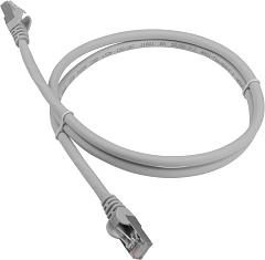  Патч-корд LANMASTER LSZH FTP кат.6A, 0.5 м, серый