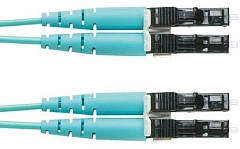 Патч-корд Panduit Opti-Core FX2ELLNSNSNM003 2x50/125 OM3 LC дуплекс-SC дуплекс 3м LSZH аквамарин