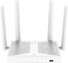 Маршрутизатор CUDY AC1200 Gigabit Wi-Fi Mesh Router with USB, Chipset MediaTek, 5 × 10/100/1000Mbps RJ45 Ports, 4 x 5dBi fixed antennas, 1 USB 3.0, WiFi router/AP/ Repeater/WISP Mode, 802.11ac/a/b/g/n, 867Mbps at 5GHz + 300Mbps at 2.4GHz