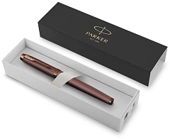 Ручка перьев. Parker IM Monochrome F328 (2190511) Burgundy PVD F сталь нержавеющая подар.кор.