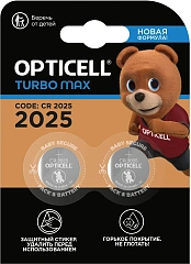 Батарея Opticell Specialty Turbo Max 6061004 CR2025 (2шт) блистер