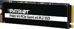 Твердотельный накопитель Patriot SSD P400 V4 2TB M.2 2280 NVMe PCIe 4.0 x4 R6200/W5200 TBW 640TB 3D NAND with HS