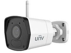 Камера Uniview Видеокамера IP цилиндрическая, 1/2.9" 2 Мп КМОП @ 30 к/с, ИК-подсветка до 30м., 0.01 Лк @F2.0, объектив 2.8 мм, DWDR, 2D/3D DNR, Ultra 265, H.265, H.264, MJPEG, 2 потока, встроенный микрофон