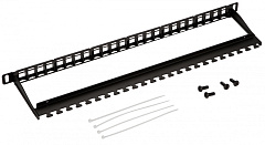 Патч-панель Lanmaster LAN-PPC24OK-UTP 19" 0.5U 24x UTP