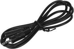 Кабель аудио Ningbo JAAC003-1 Jack 3.5 (m)/Jack 3.5 (f) 1м. черный