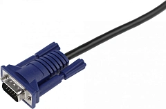 Кабель D-Link DKVM-CB/B1A Кабель KVM длиной 1,8 м с разъемами VGA и PS/2 для DKVM-4K/B