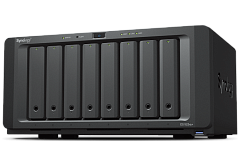 Системы хранения данных Synology QC 3,35GhzCPU/8Gb(32)/RAID0,1,10,5,6/upto 8HP HDD SATA(3.5', 2.5')upto18 (2xDX517)+2xM.2 slot/3xUSB3.2/2eSATA/2xGbE(+1Expslot)/1x10GbGbE/iSCSI/2xIPcam(upto75)/1xPS/1YW