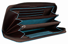 Кошелек женский Piquadro Blue Square PD3229B2R/N черный натур.кожа