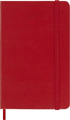 Ежедневник Moleskine CLASSIC Pocket 90x140мм 400стр. красный