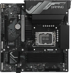 Материнская плата Gigabyte B760M GAMING X WIFI6E GEN5 Soc-1700 Intel B760 4xDDR5 mATX AC`97 8ch(7.1) 2.5Gg RAID+HDMI+DP