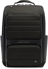 Рюкзак мужской Piquadro Oberon CA7279W150/N черный нейлон/натур.кожа
