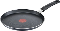 Сковорода блинная/ Сковорода блинная Tefal Force 4218522 круглая 22см покрытие: антипригарное ручка несъемная (без крышки) черный (9100048318)