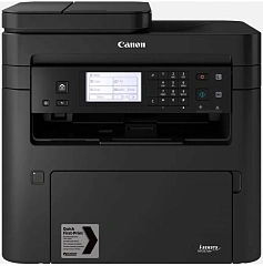 МФУ лазерное Canon i-Sensys MF267DW II А4, черно-белая печать, 28 стр/мин, 1200х1200dpi,35АПД, 250+50, USB/WiFi, стартовый картридж (ч/б) 1700 стр, чёрный корпус, (5938C008)