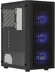 Корпус PcCooler MA100 Mesh черный без БП ATX 5x120mm 2xUSB2.0 1xUSB3.0 audio bott PSU